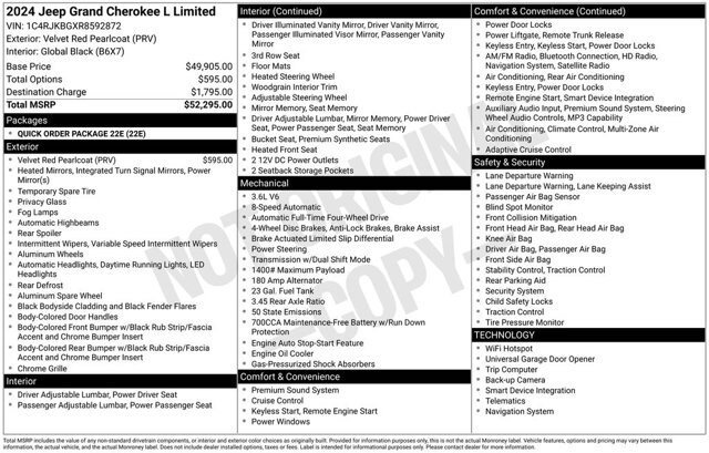 Used 2024 Jeep Grand Cherokee L Limited image 11