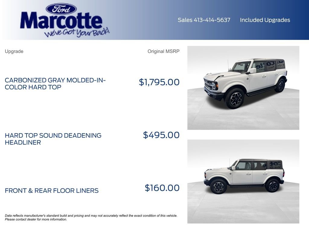 Certified 2025 Ford Bronco Outer Banks AWD/4WD image 4