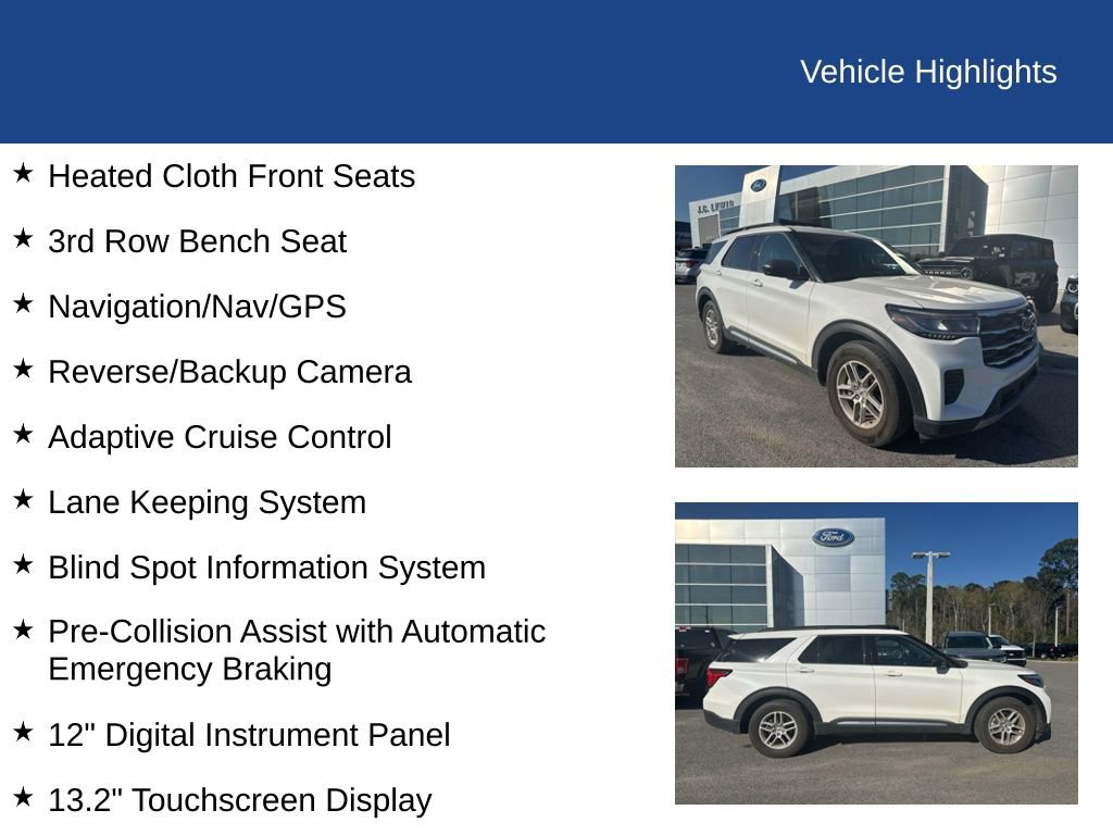 Certified 2025 Ford Explorer Active image 13