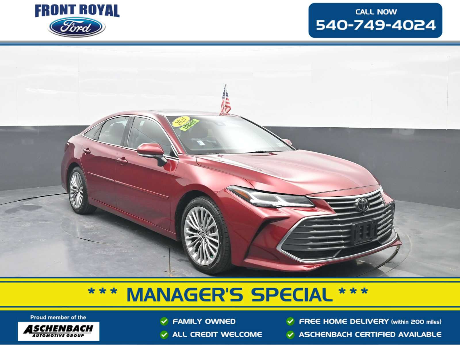 Used 2021 Toyota Avalon Limited w/ Advanced Safety Package