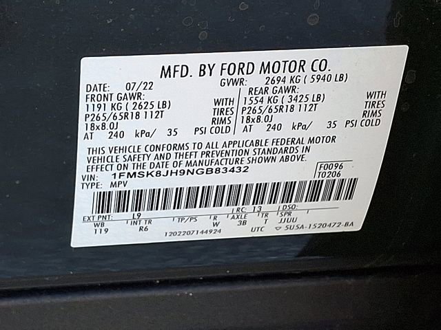 Certified 2022 Ford Explorer Timberline image 28