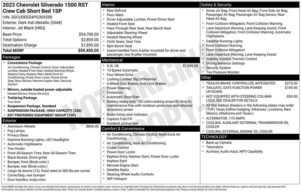 Used 2023 Chevrolet Silverado 1500 RST image 10