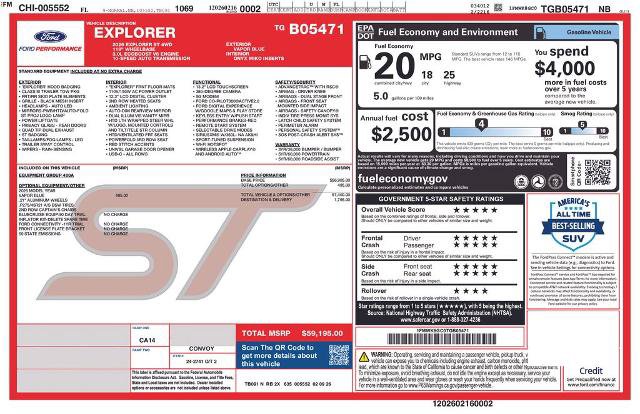 Certified 2026 Ford Explorer ST AWD/4WD image 7
