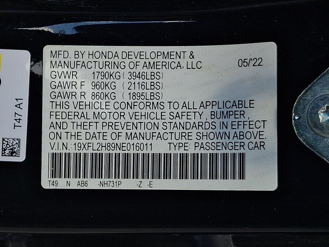 Used 2022 Honda Civic Sport image 28