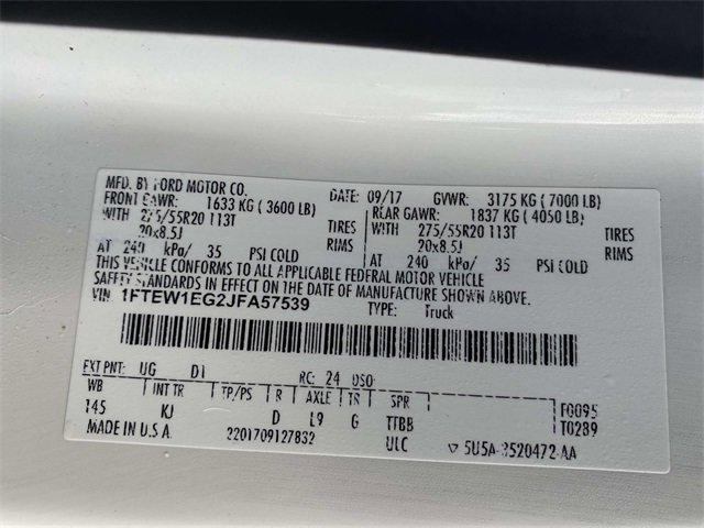 Certified 2018 Ford F150 King Ranch w/ Equipment Group 601A Luxury image 30