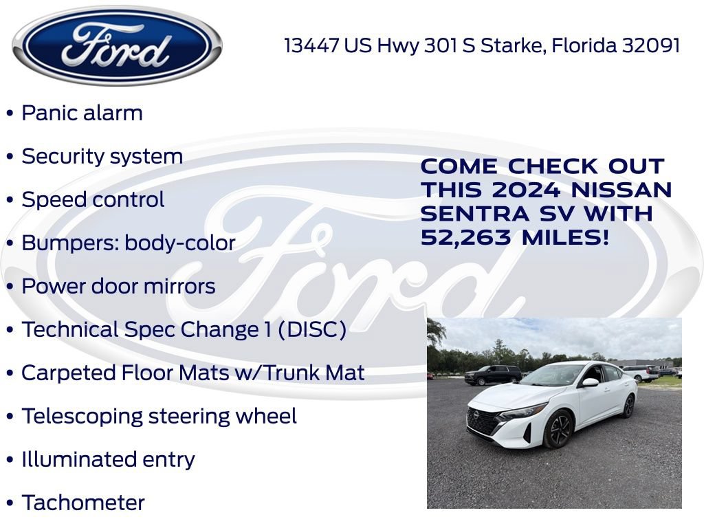 Used 2024 Nissan Sentra SV FWD image 24