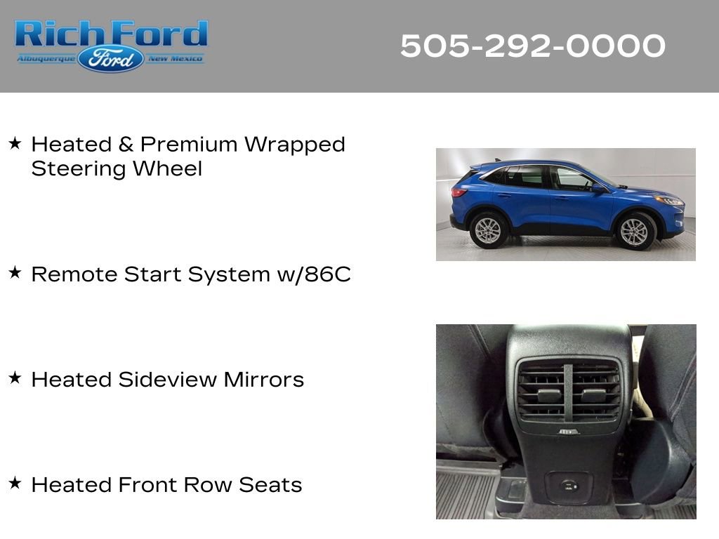 Certified 2021 Ford Escape SE w/ Cold Weather Package image 22