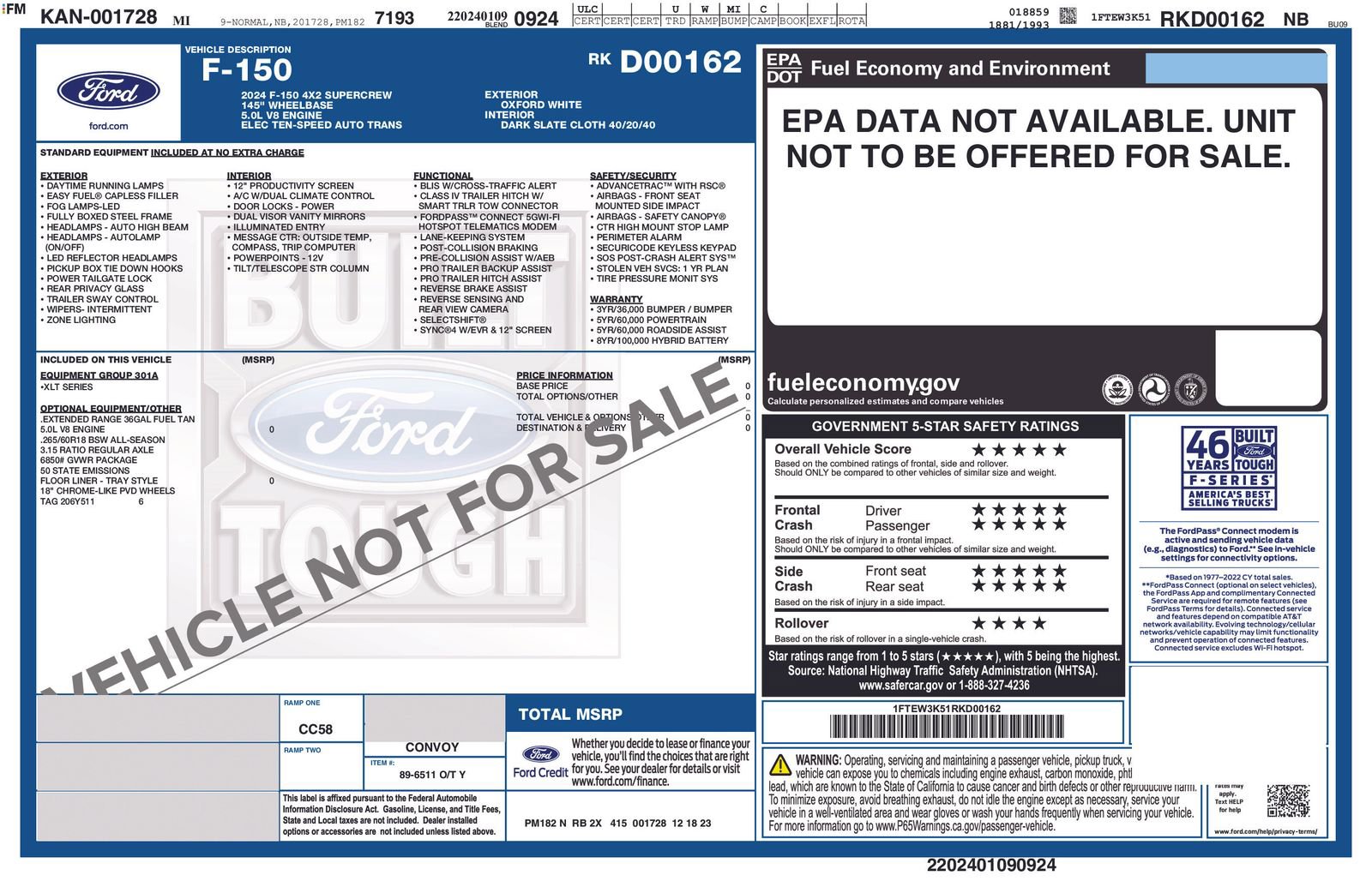 Certified 2024 Ford F150 XLT