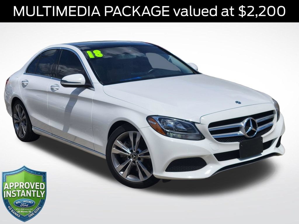 Used 2018 Mercedes-Benz C 300 Sedan w/ Multimedia Package