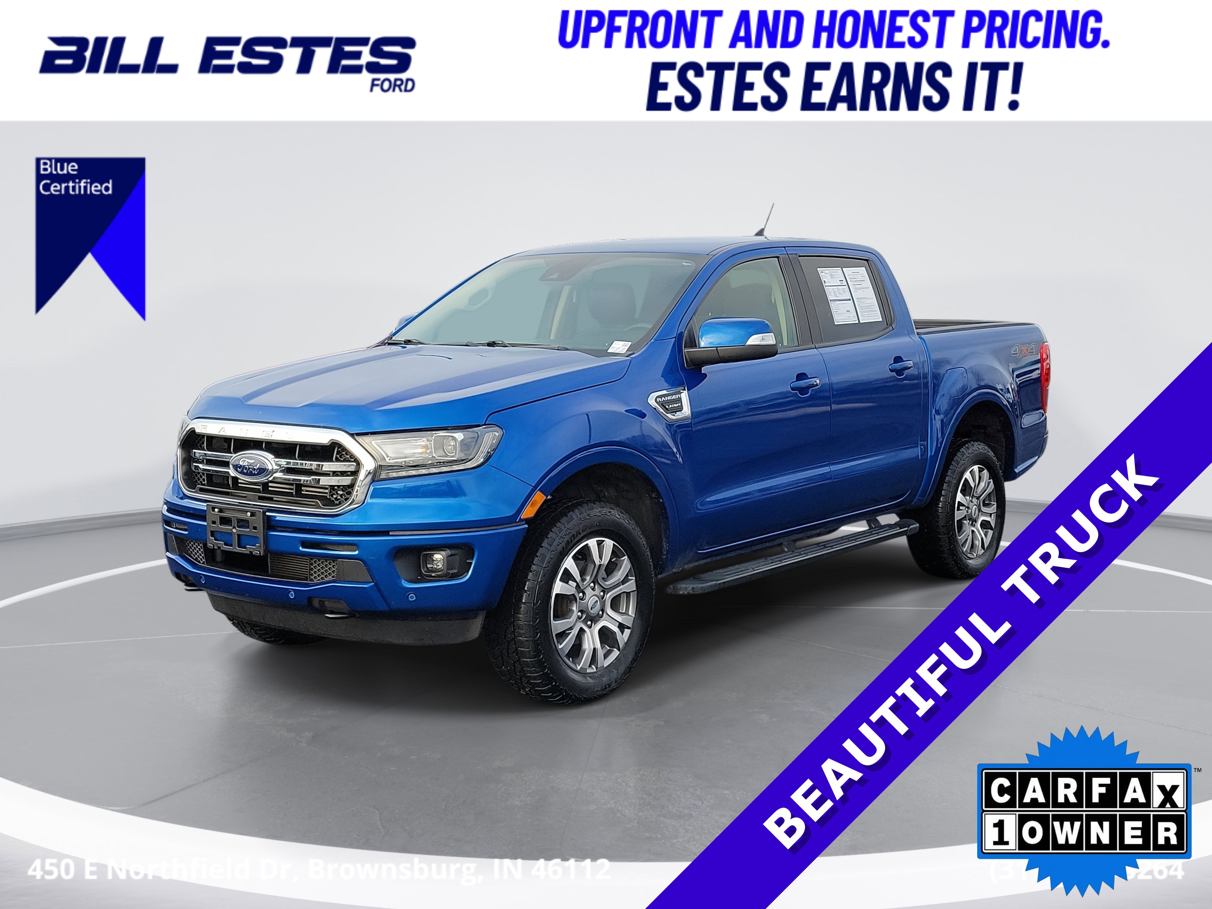 Certified 2019 Ford Ranger Lariat w/ Trailer Tow Package