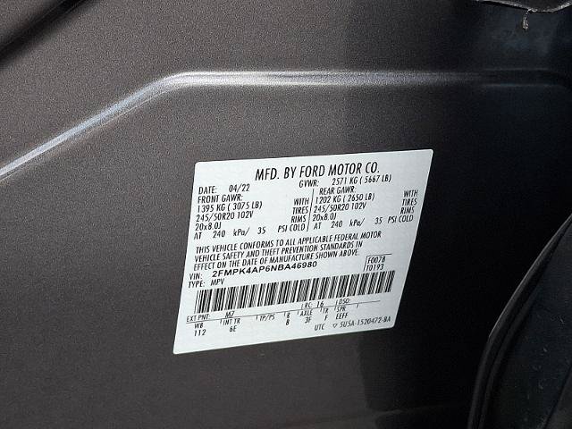 Certified 2022 Ford Edge ST w/ Equipment Group 401A AWD/4WD image 28