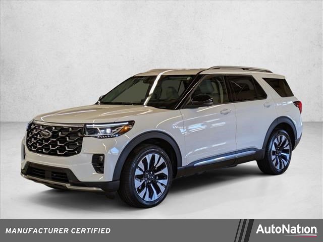 Certified 2025 Ford Explorer Platinum w/ LUX Leather Package
