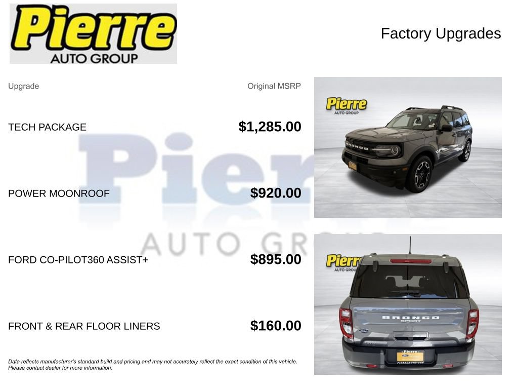 Certified 2023 Ford Bronco Sport Outer Banks w/ Tech Package AWD/4WD image 14