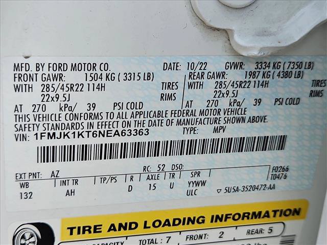 Certified 2022 Ford Expedition Max Limited RWD image 20