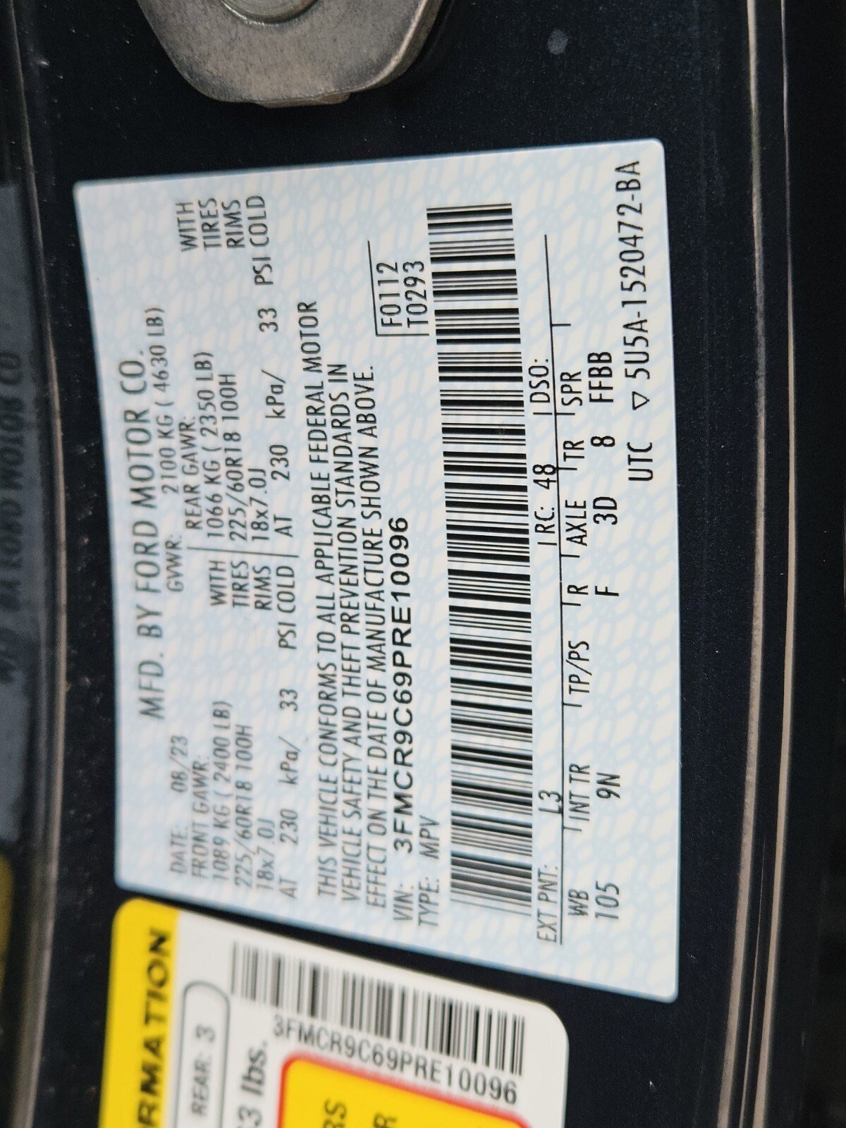 Certified 2023 Ford Bronco Sport Outer Banks w/ Tech Package image 34