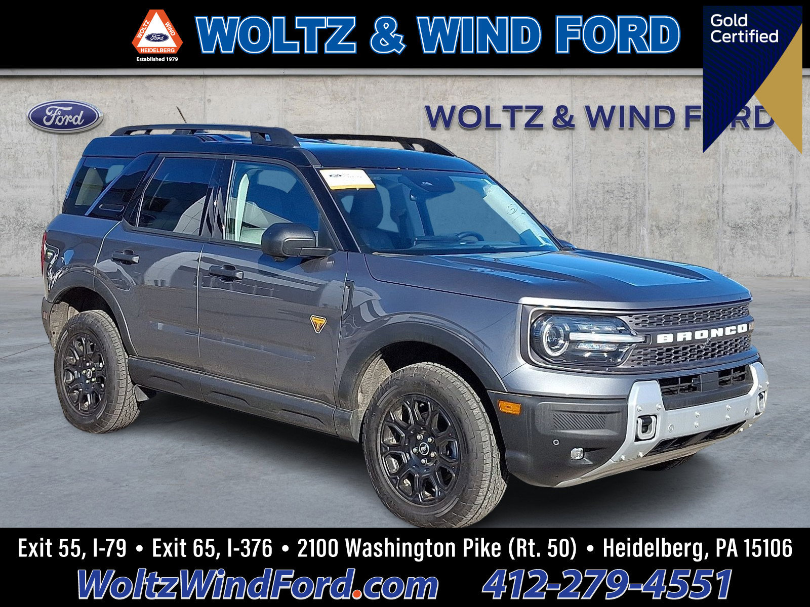 Certified 2025 Ford Bronco Sport Badlands w/ Badlands Tech Package image 1