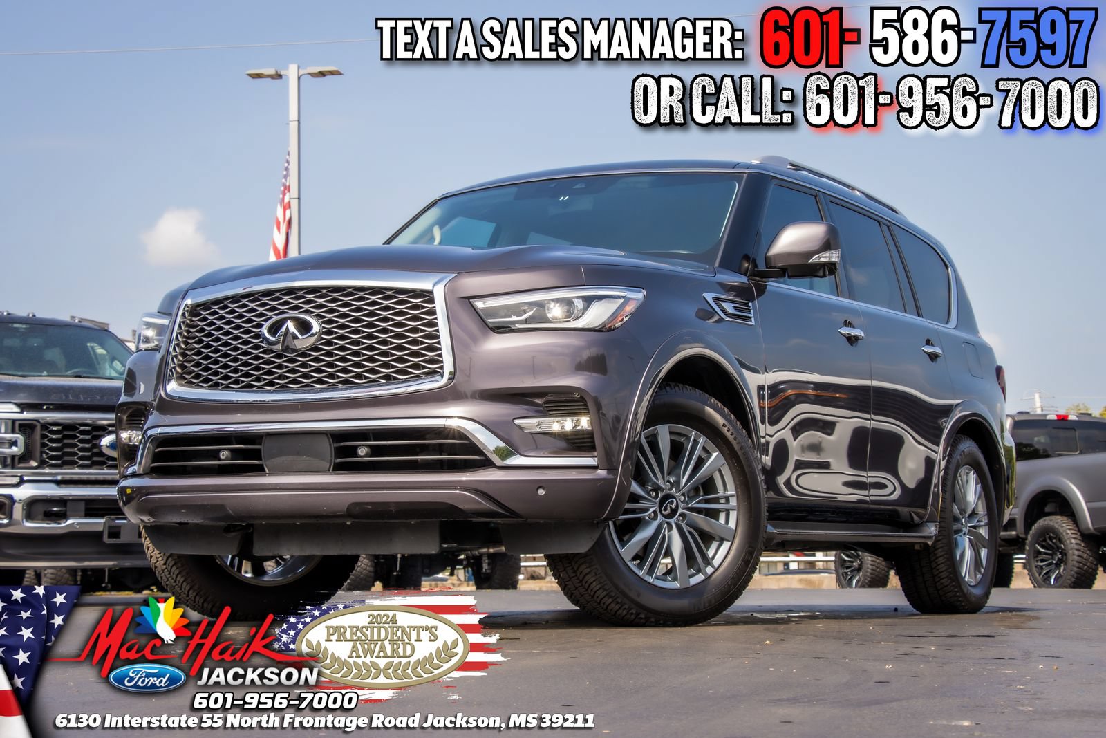 Used 2022 INFINITI QX80 Luxe w/ All-Season Package