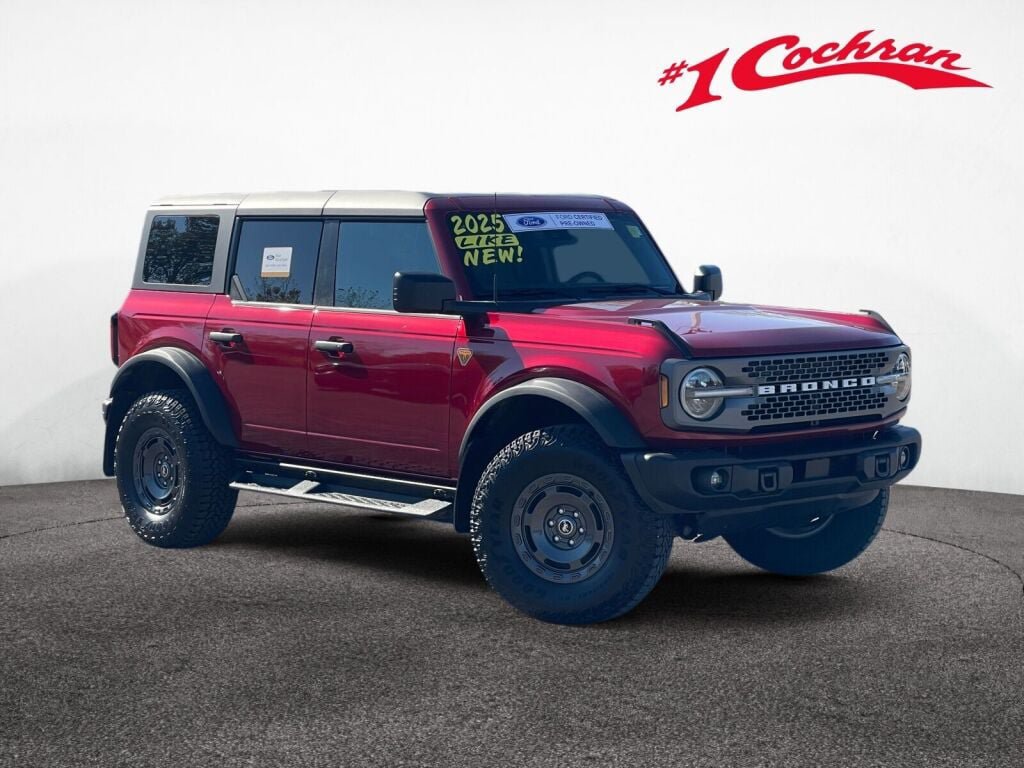 Certified 2025 Ford Bronco Badlands w/ Sasquatch Package AWD/4WD image 1