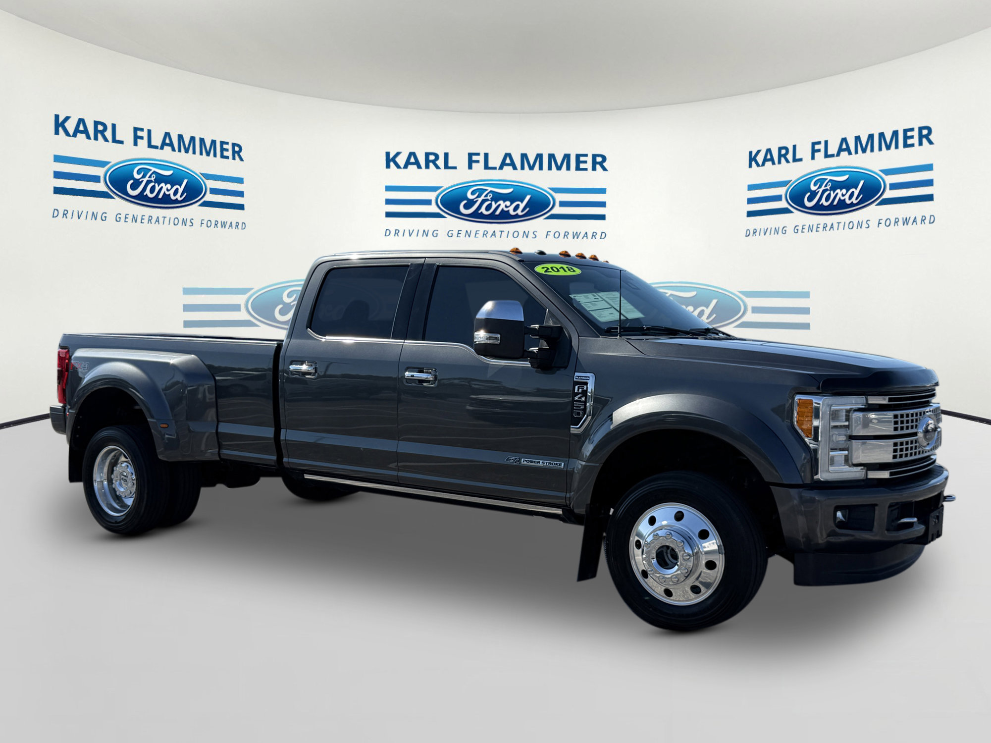 Certified 2018 Ford F450 Platinum w/ Platinum Ultimate Package