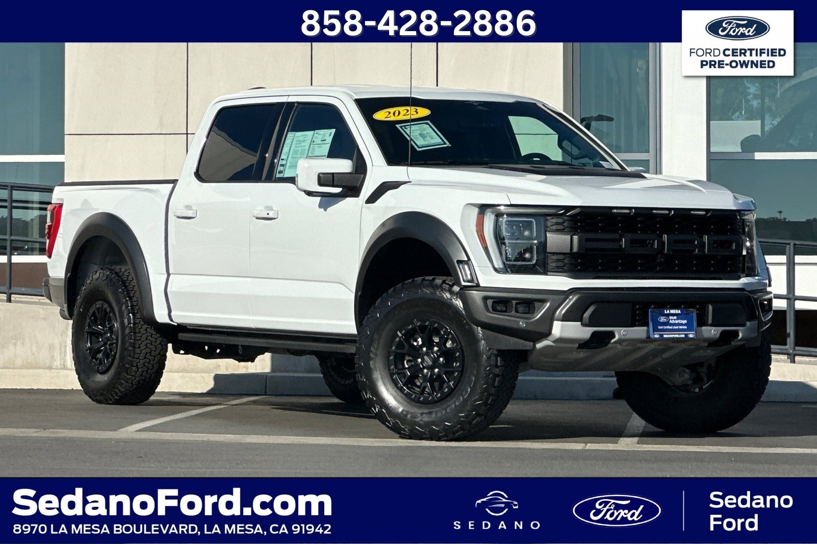 Certified 2023 Ford F150 Raptor