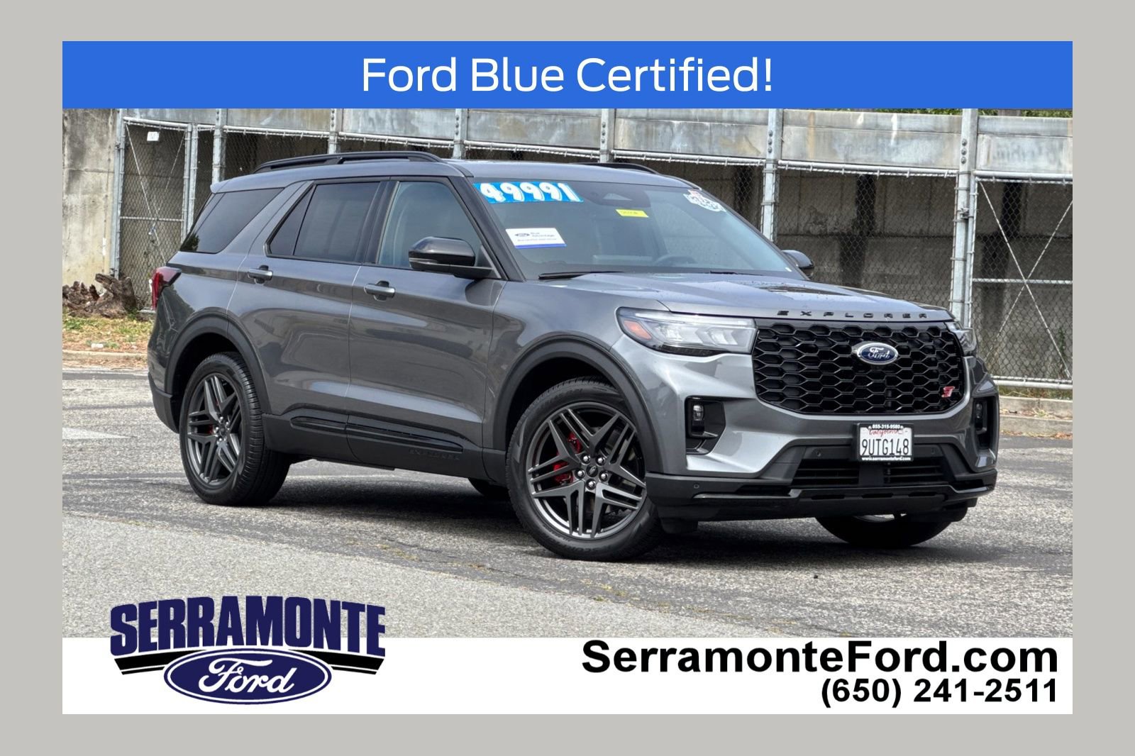 Certified 2025 Ford Explorer ST w/ Sun And Sound Package