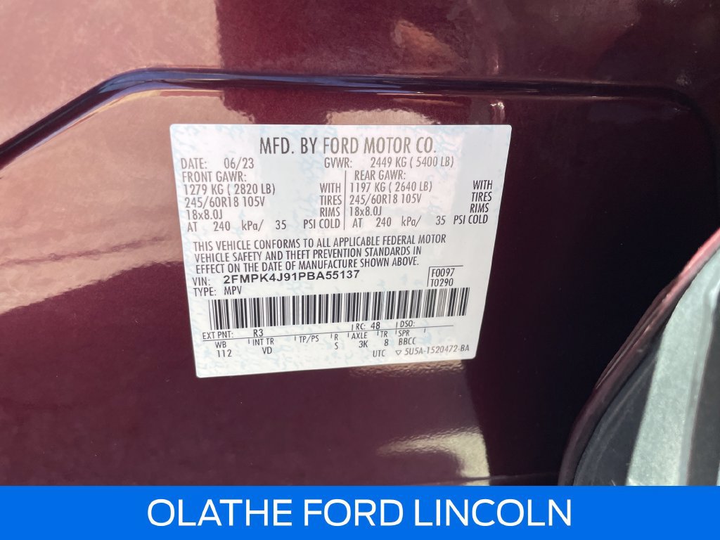Certified 2023 Ford Edge SEL AWD/4WD image 24