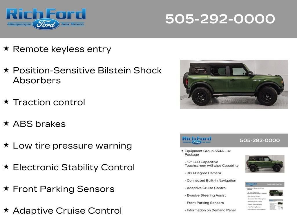 Certified 2023 Ford Bronco Wildtrak AWD/4WD image 48