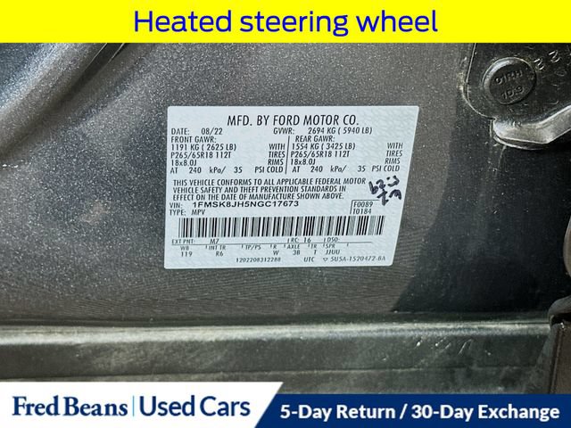 Certified 2022 Ford Explorer Timberline AWD/4WD image 40