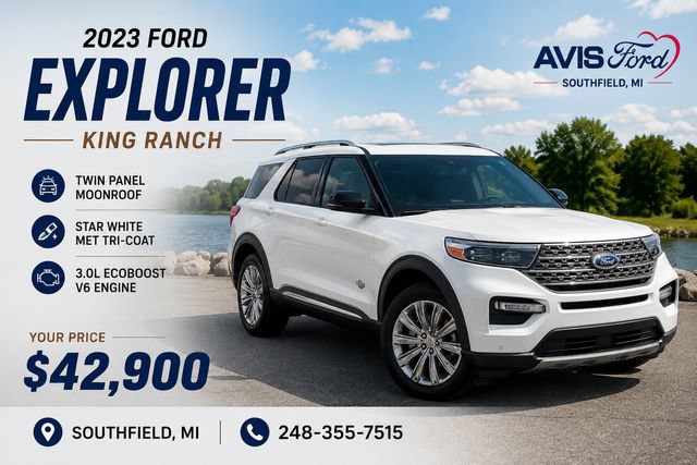 Certified 2023 Ford Explorer King Ranch w/ Technology Package AWD/4WD image 1