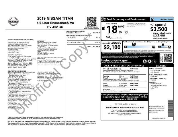 Used 2019 Nissan Titan SV RWD image 12