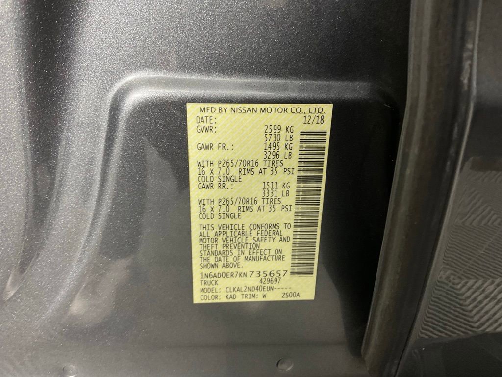 Used 2019 Nissan Frontier SV RWD image 25