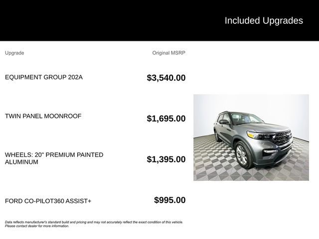 Certified 2023 Ford Explorer XLT w/ Equipment Group 202A image 10