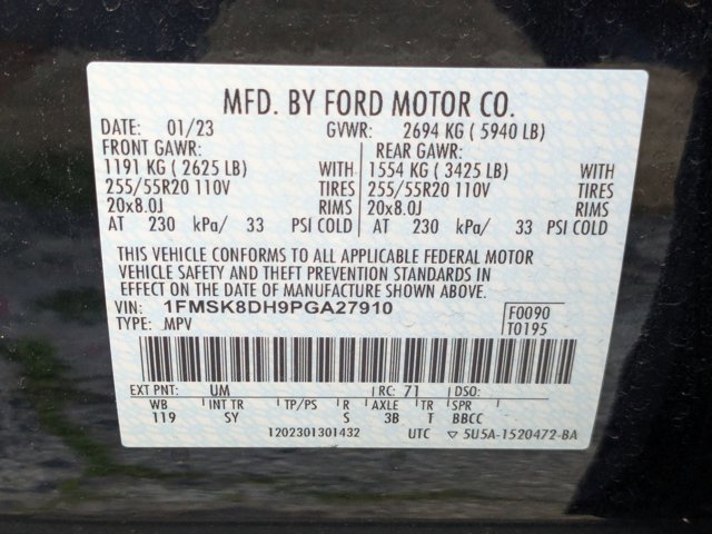 Certified 2023 Ford Explorer XLT w/ Equipment Group 202A AWD/4WD image 28