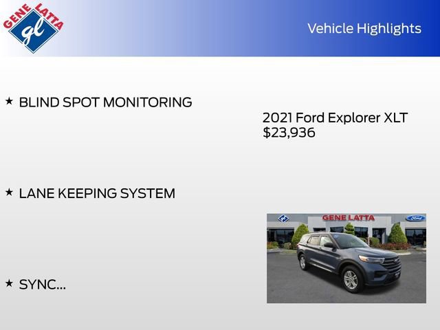 Certified 2021 Ford Explorer XLT image 33