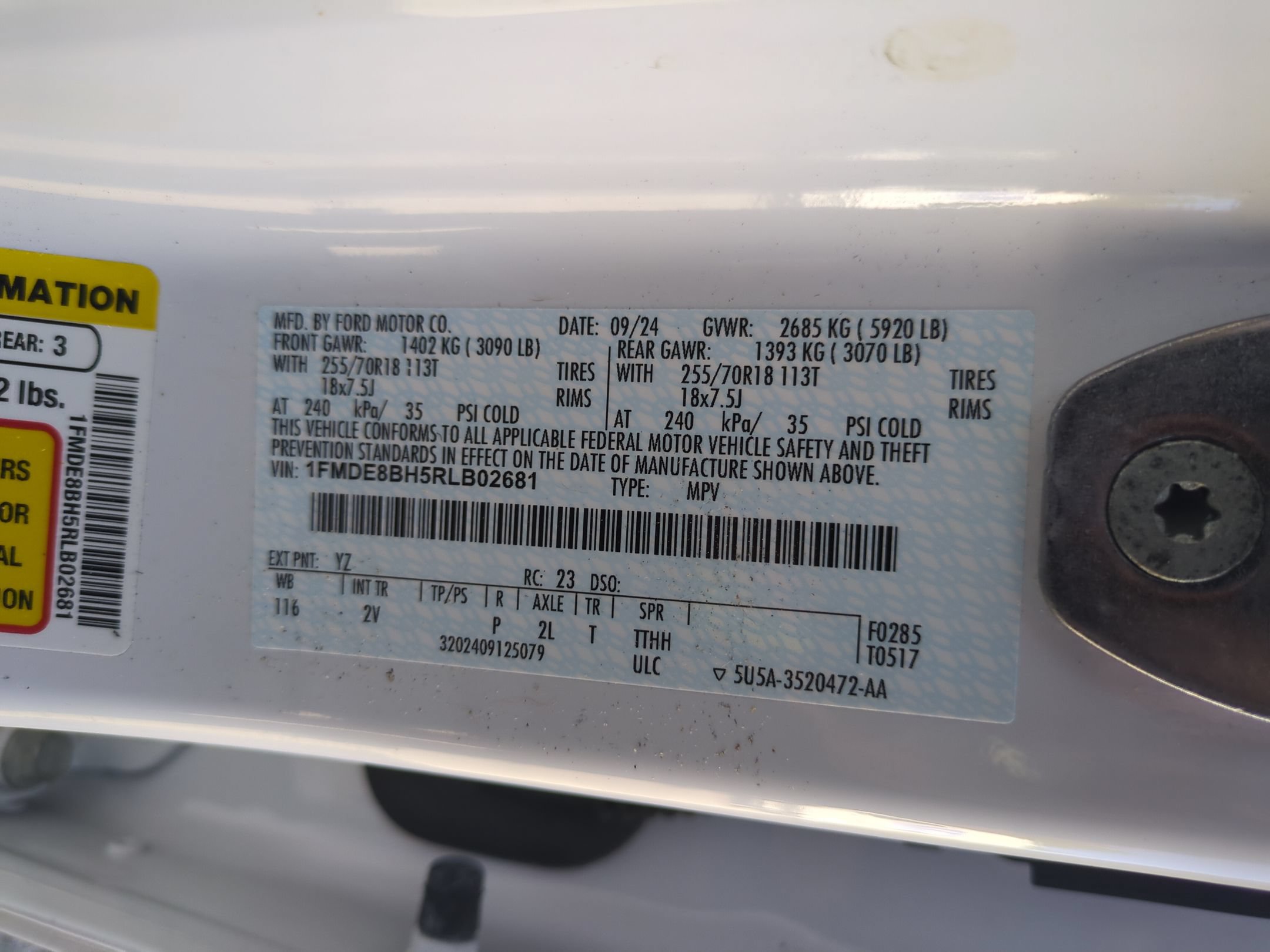 Certified 2024 Ford Bronco Outer Banks AWD/4WD image 34