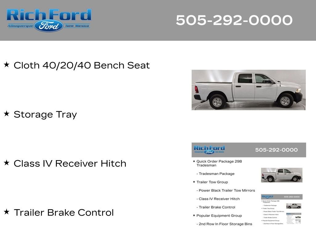 Used 2023 RAM 1500 Tradesman w/ Popular Equipment Group RWD image 55