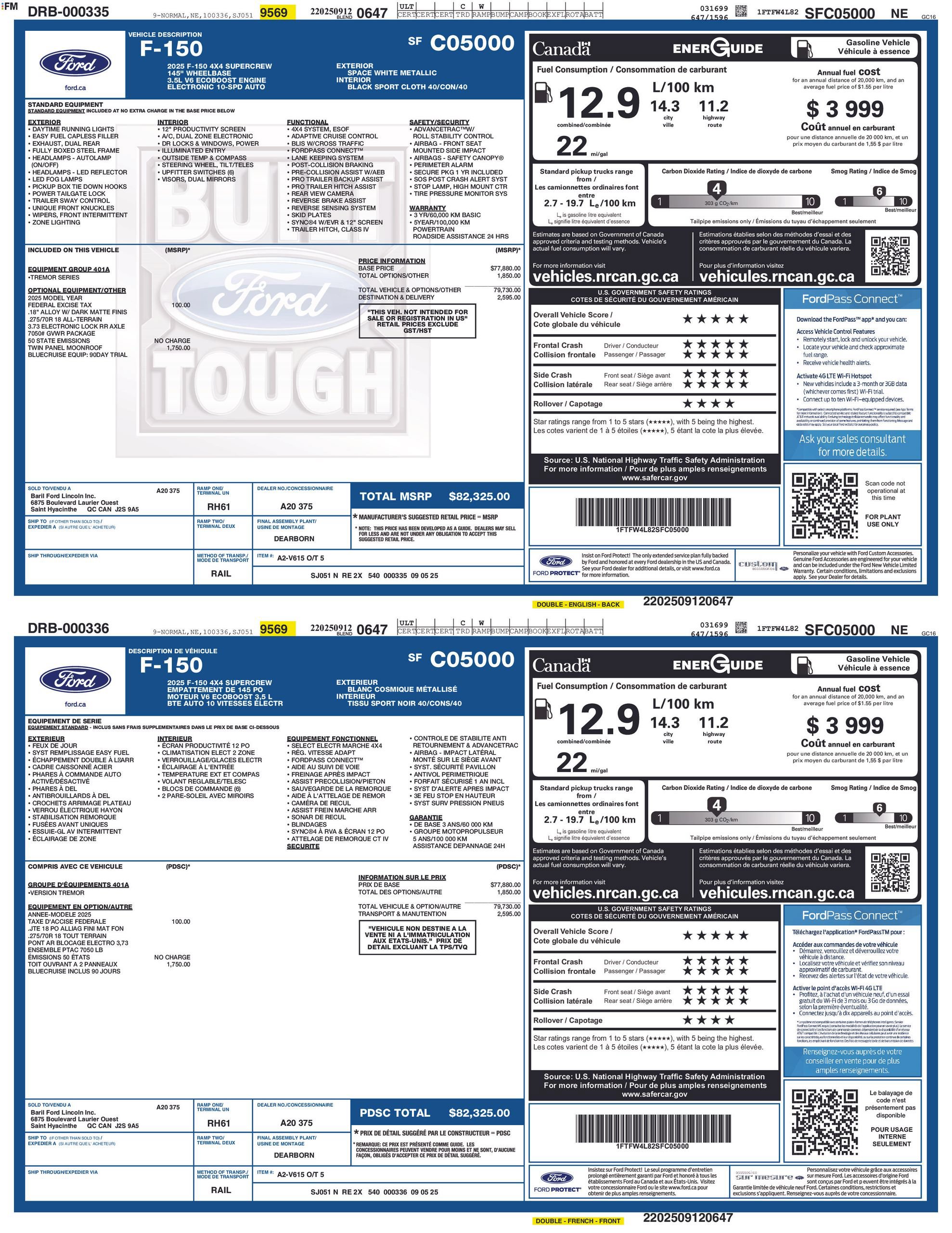 Certified 2025 Ford F150 Tremor AWD/4WD image 3