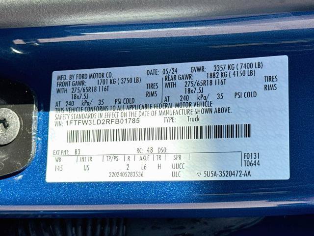 Certified 2024 Ford F150 XLT w/ Equipment Group 302A MID AWD/4WD image 24