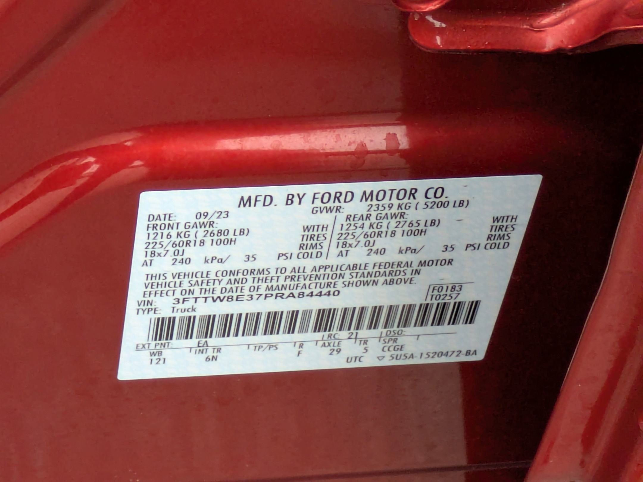 Certified 2023 Ford Maverick Lariat w/ Lariat Luxury Package image 47