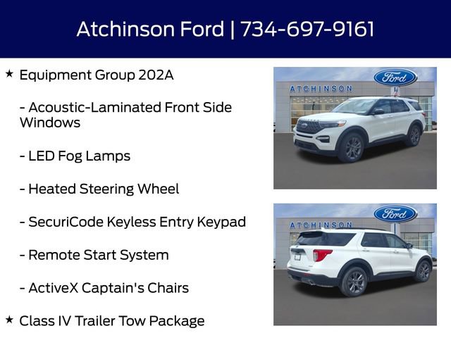 Certified 2022 Ford Explorer XLT w/ Equipment Group 202A AWD/4WD image 13