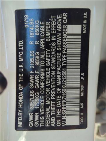 Used 2019 Honda Civic EX image 26