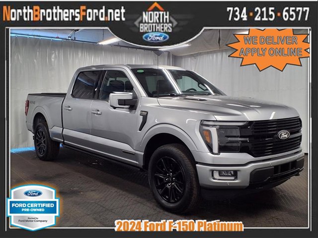 Certified 2024 Ford F150 Platinum w/ Equipment Group 702A High