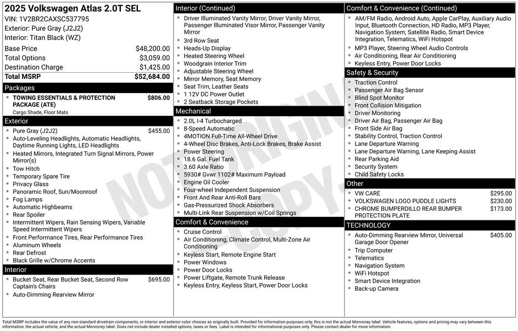 Used 2025 Volkswagen Atlas SEL video 2