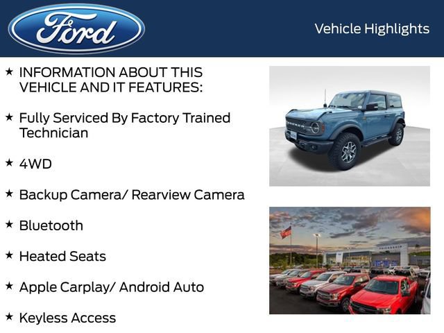 Certified 2023 Ford Bronco Badlands image 10