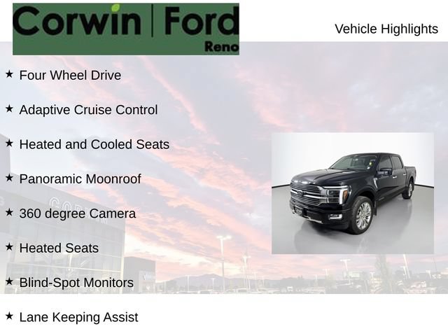 Certified 2025 Ford F150 Platinum w/ Equipment Group 703A Plus AWD/4WD image 7