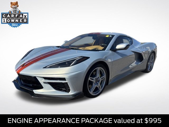 Used 2021 Chevrolet Corvette Stingray Premium Cpe w/ Engine Appearance Package RWD image 6