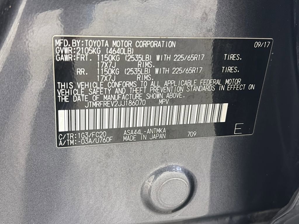 Used 2018 Toyota RAV4 XLE AWD/4WD image 9