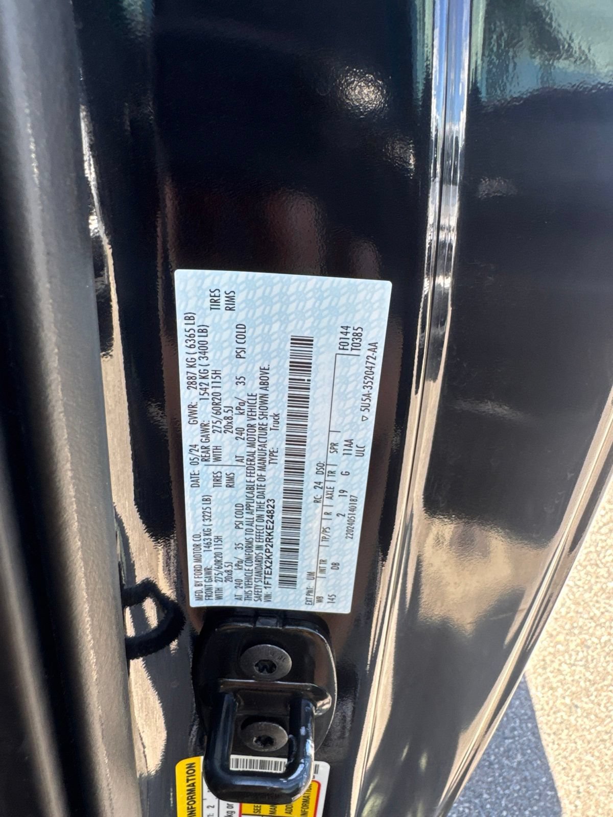 Certified 2024 Ford F150 STX w/ Mobile Office Package RWD image 12