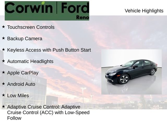 Used 2020 Honda Civic LX image 7