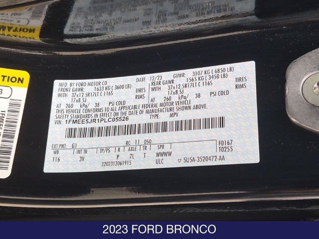 Certified 2023 Ford Bronco Raptor AWD/4WD image 26